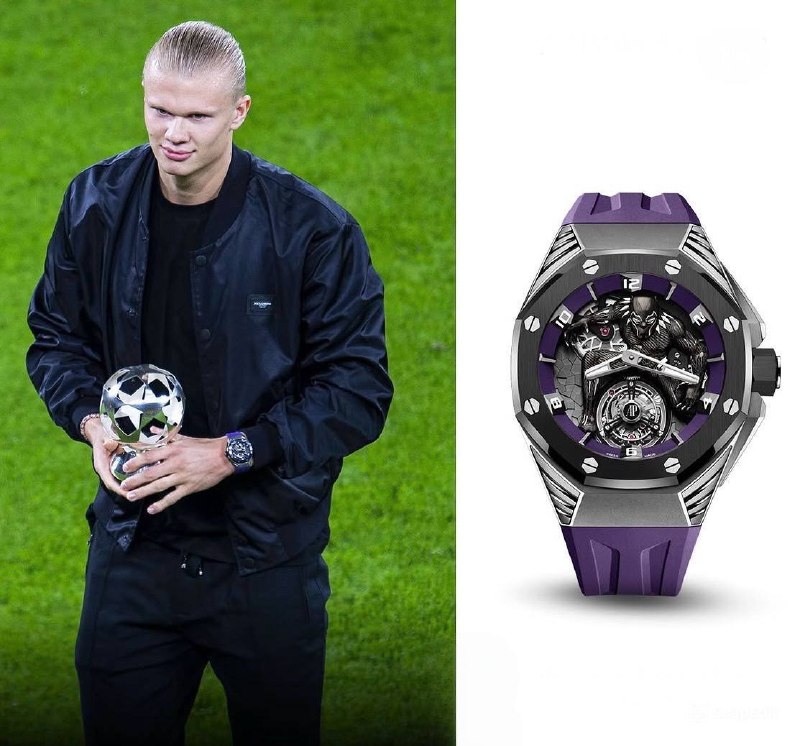 Часы как у Эрлинга Холанда! Футболист был замечен в часах ⌚Audemars Piguet Royal
