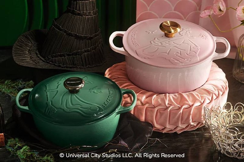 Кастрюля Le Creuset × Wicked Signature Cocotte (Glinda / Elphaba), 24 см, 4,2 л
