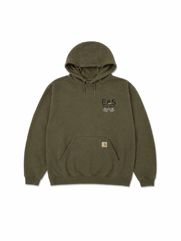 Carhartt Olive Loose Fit Hoodie