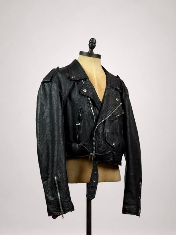 BLL Rich Leather Biker Jacket Vintage 90’s