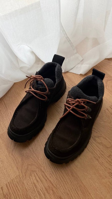 Ботинки Prada Tyrolean Brixxen, коричневая замша, подошва Vibram