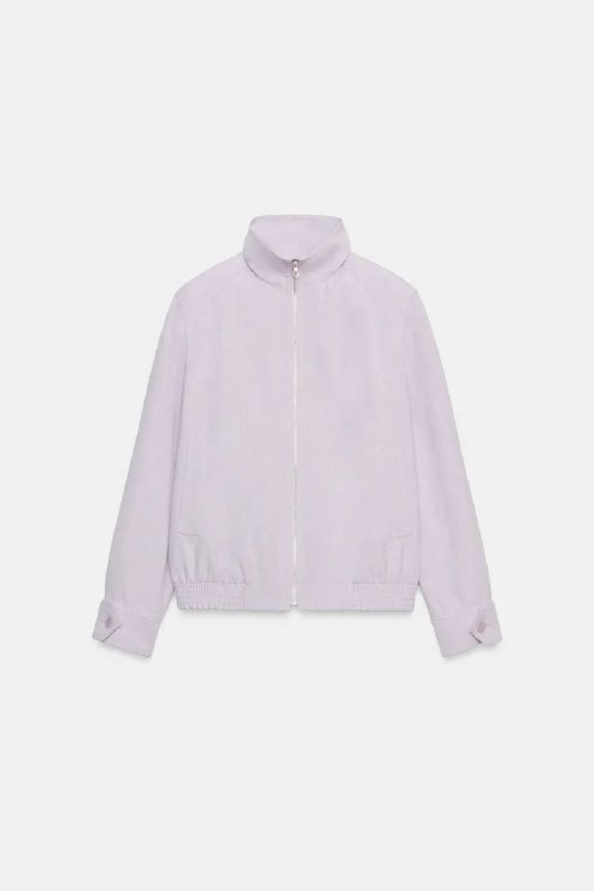 Брюки Zara льняные, лавандовые