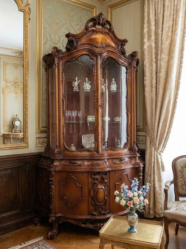 Антикварная витрина