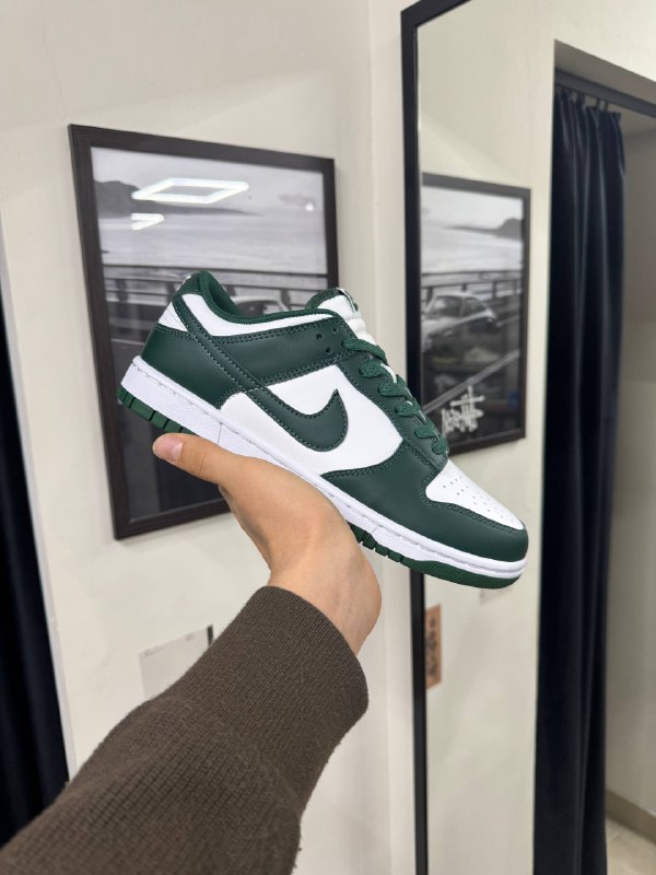 Nike Dunk «Бело-зеленые»
