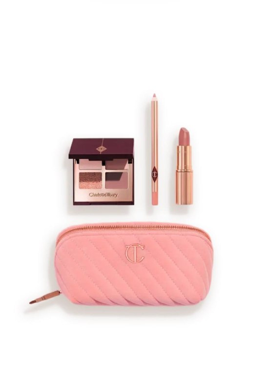Набор Charlotte Tilbury Pillow Talk (помада + карандаш + палетка теней)