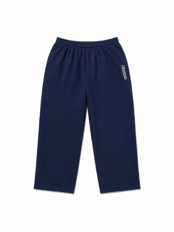 Kappa Wide Navy Sweatpants