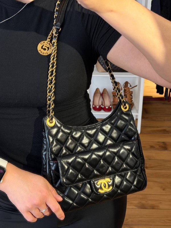 Сумка Chanel Wavy CC Hobo