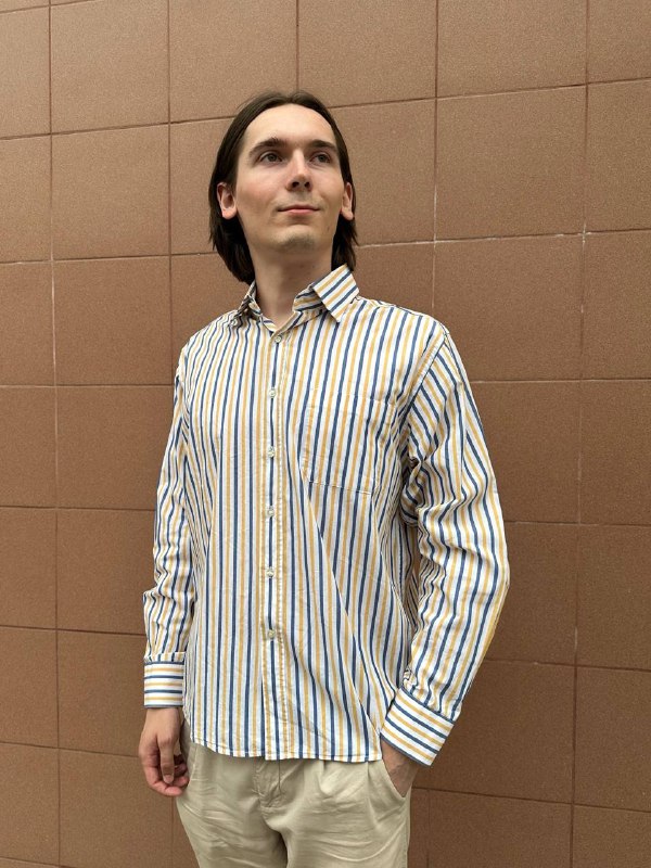 Винтажная рубашка в полоску H.G.L&Sons