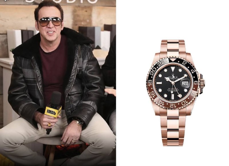 Часы как у Николоса Кейджа! А именно Rolex GMT Master II!