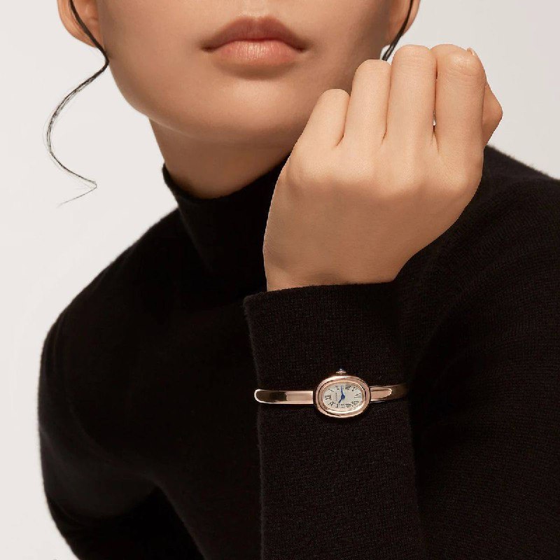 Часы Cartier, качество «дубликат», напыление под золото 18К
