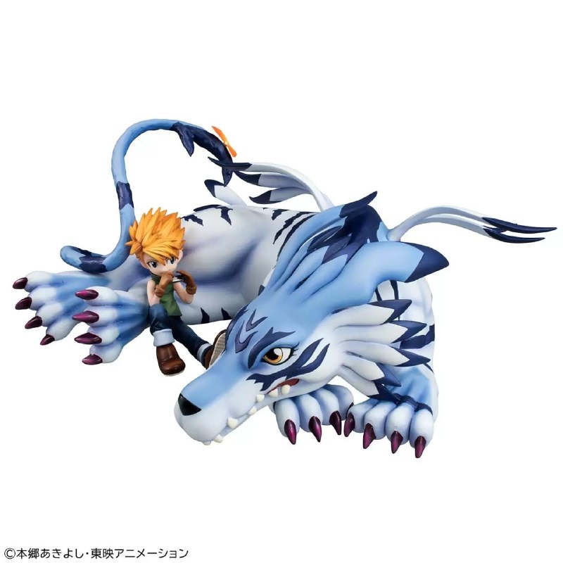 Yamato Ishida (Matt) и Garurumon из "Digimon"