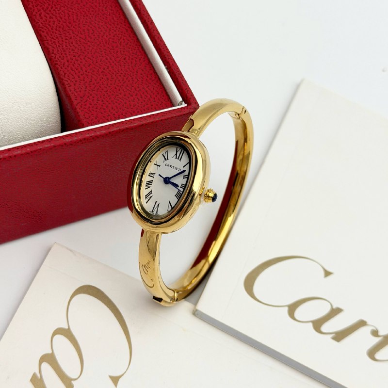Часы Cartier, браслет-форма (топ продаж)